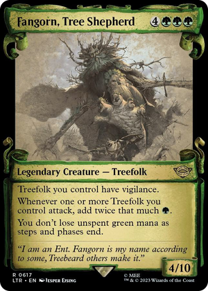 0617 Fangorn, Tree Shepherd (Showcase Scrolls) R Universes Beyond: The Lord of the Rings: Tales of Middle-earth