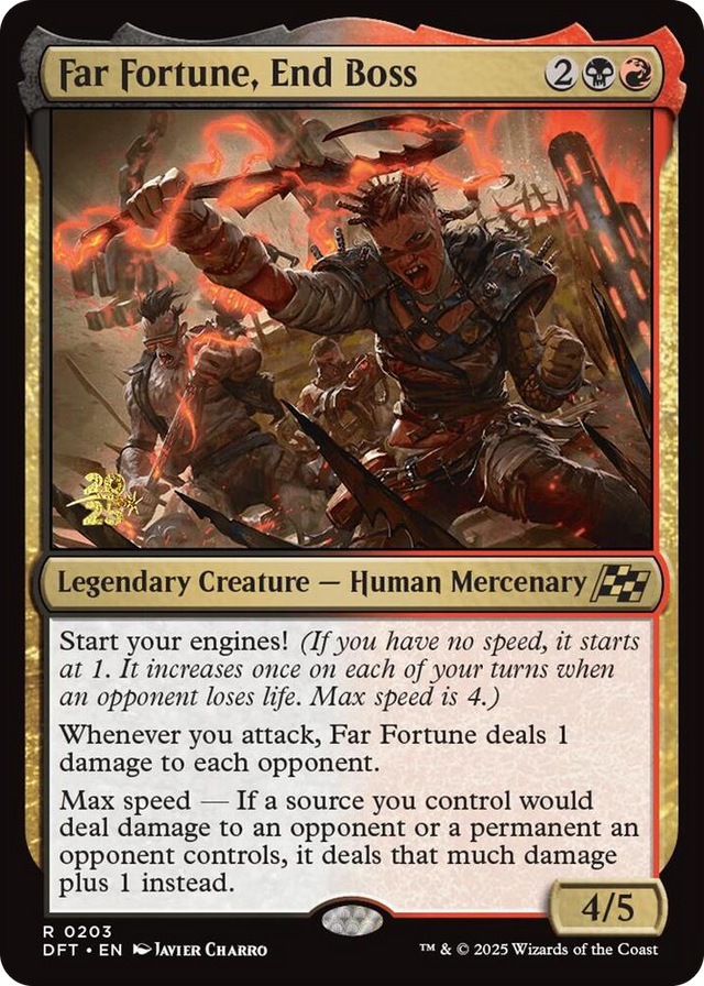 0203 Far Fortune, End Boss R Prerelease Cards