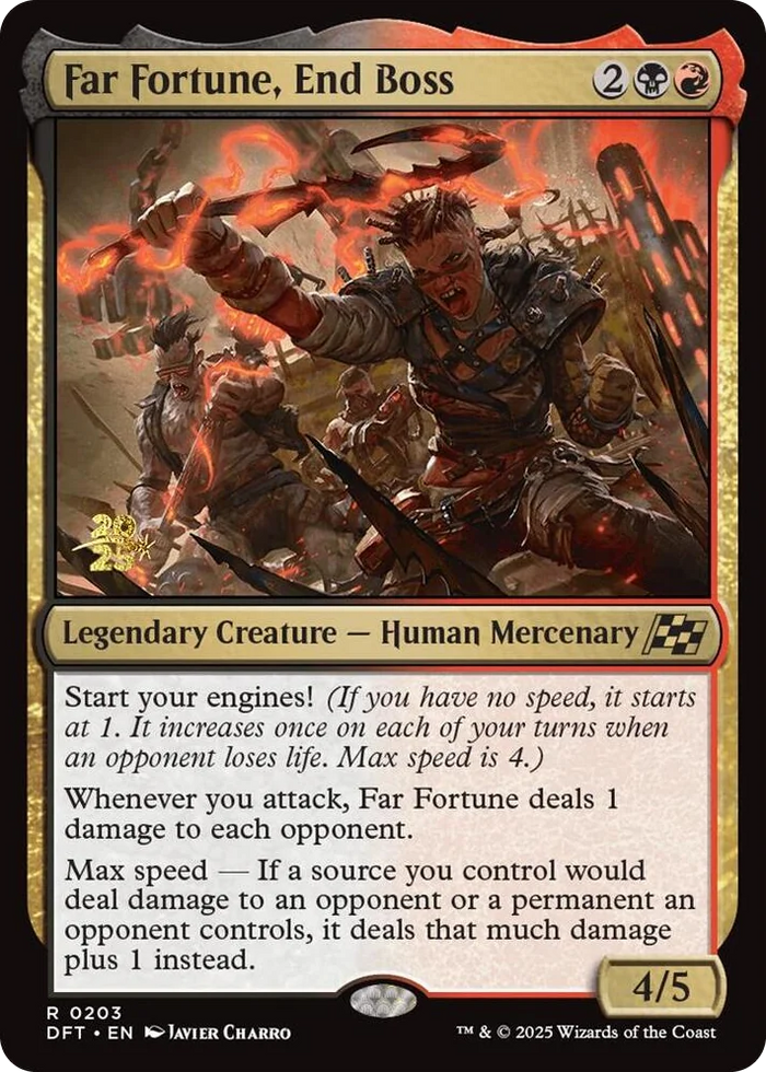 0203 Far Fortune, End Boss R Prerelease Cards