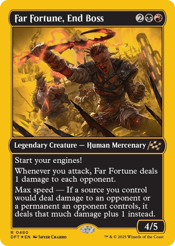 0480 Far Fortune, End Boss (First-Place Foil) R Aetherdrift