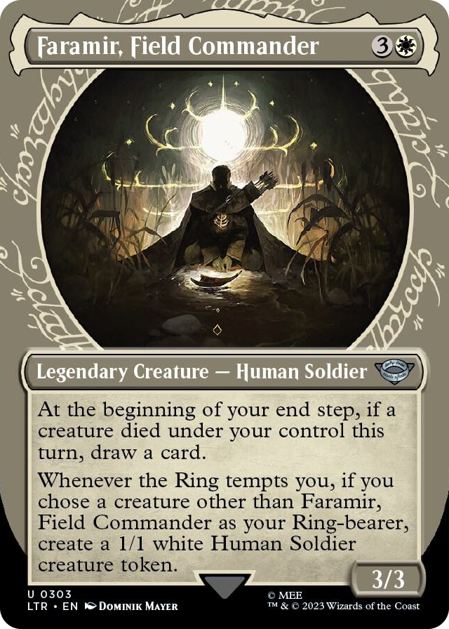 Faramir, Field Commander (Showcase) #303 U - Universes Beyond: The Lord of the Rings: Tales of Middle-earth Pokemon card