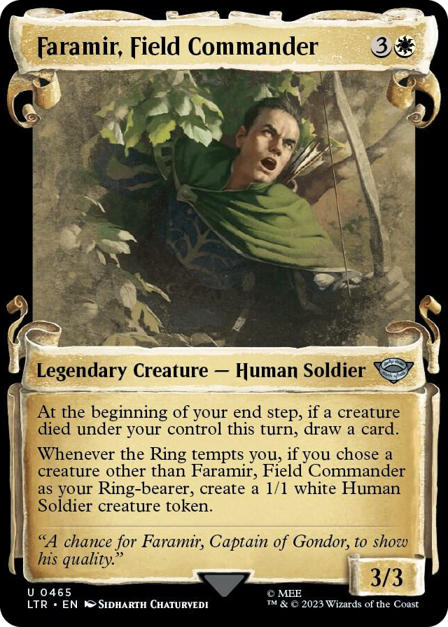 0465 Faramir, Field Commander (Showcase Scrolls) U Universes Beyond: The Lord of the Rings: Tales of Middle-earth