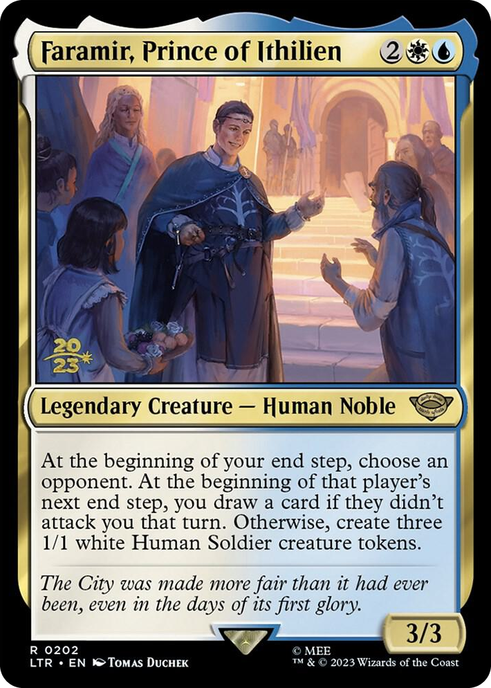 0202 Faramir, Prince of Ithilien R Prerelease Cards