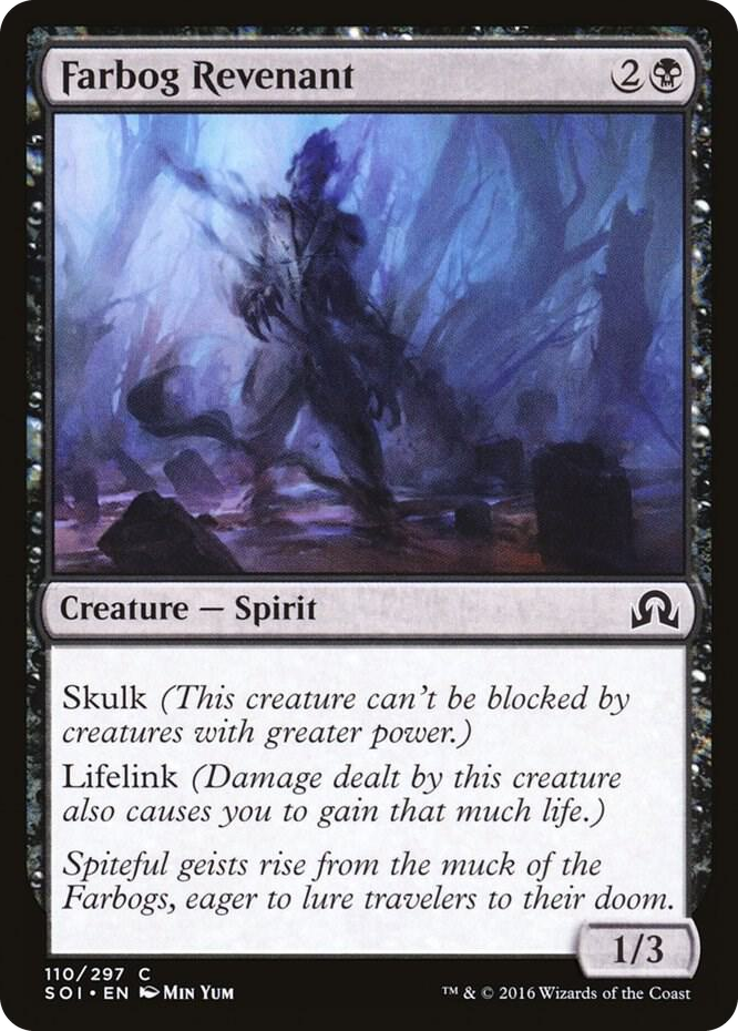 Farbog Revenant #110 C - Shadows over Innistrad Pokemon card