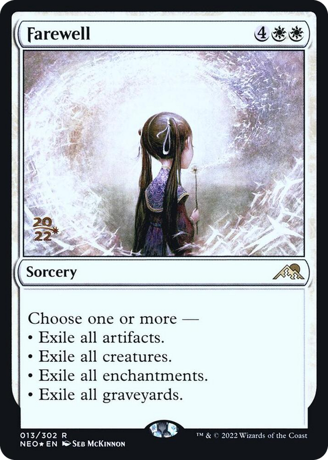 0013 Farewell R Prerelease Cards