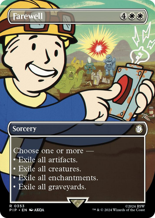 0353 Farewell (Borderless) R Universes Beyond: Fallout