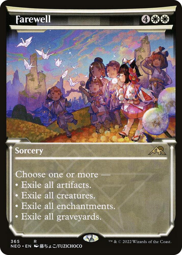 0365 Farewell (Showcase) R Kamigawa: Neon Dynasty