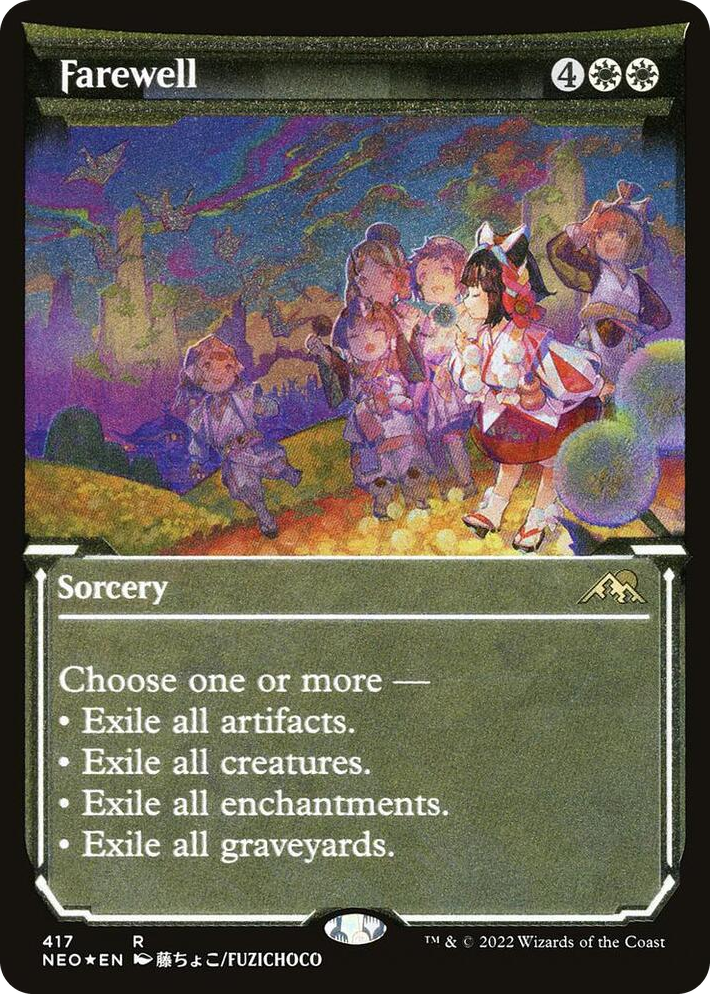 0417 Farewell (Showcase) (Foil Etched) R Kamigawa: Neon Dynasty