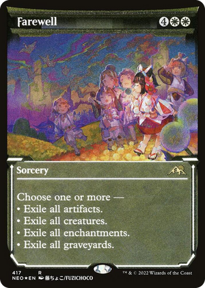 0417 Farewell (Showcase) (Foil Etched) R Kamigawa: Neon Dynasty