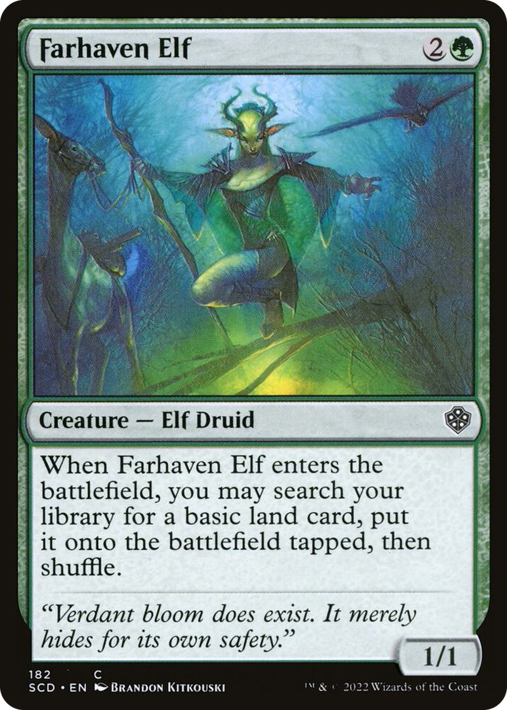 0182 Farhaven Elf C Starter Commander Decks