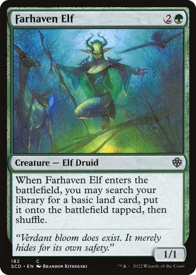 0182 Farhaven Elf C Starter Commander Decks