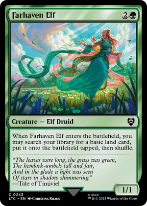 0243 Farhaven Elf C Commander: The Lord of the Rings: Tales of Middle-earth