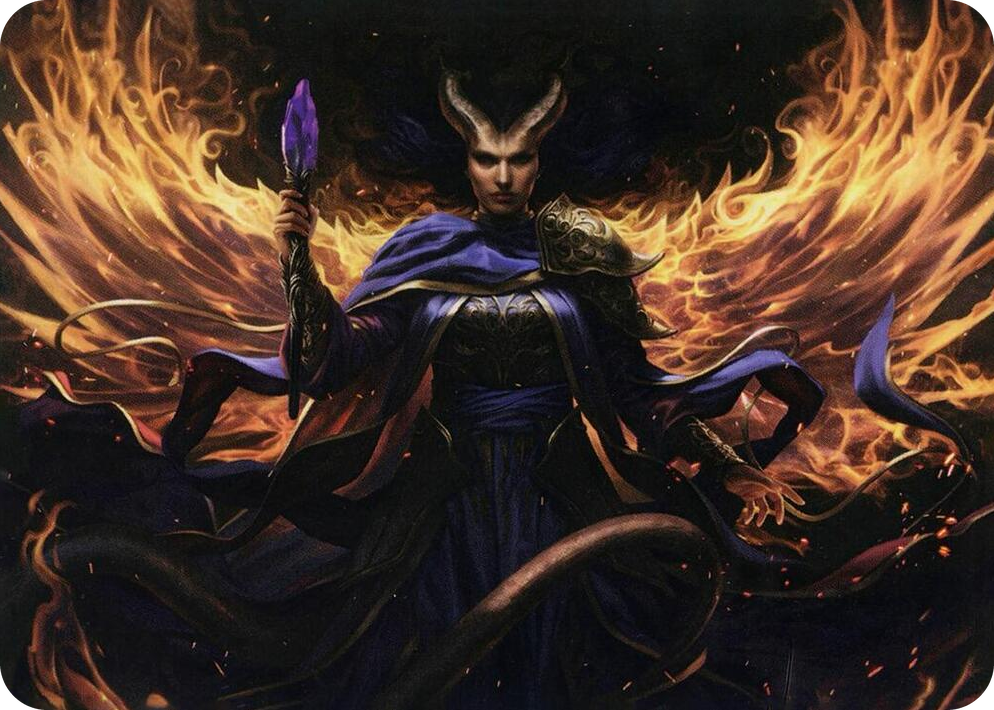 0032 Farideh, Devil's Chosen Art Card S Art Series: Adventures in the Forgotten Realms