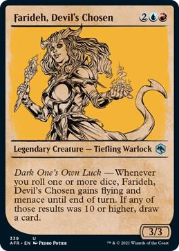 0339 Farideh, Devil's Chosen (Showcase) U Adventures in the Forgotten Realms