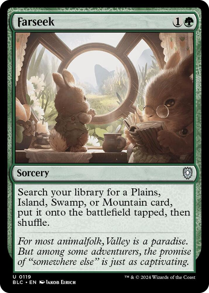 0119 Farseek U Commander: Bloomburrow