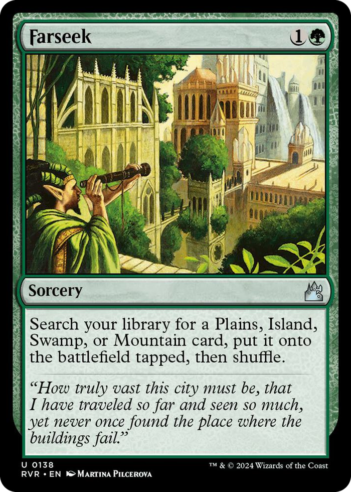 Farseek #138 U - Ravnica Remastered Pokemon card