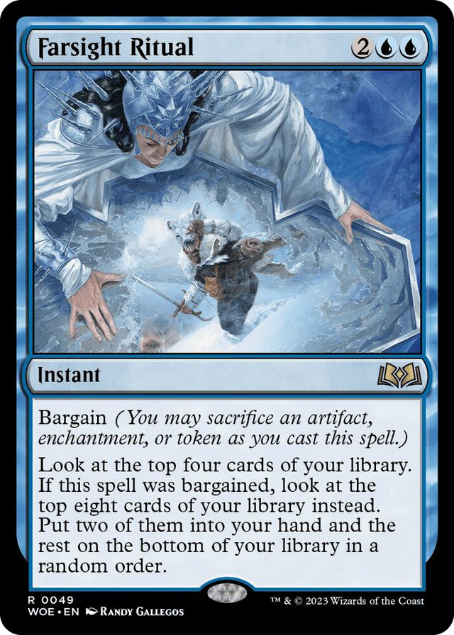0049 Farsight Ritual R Wilds of Eldraine