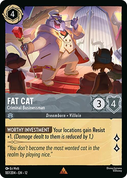 0187 Fat Cat - Criminal Businessman Rare Wilds Unknown