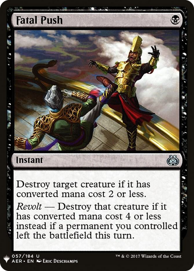 0057 Fatal Push U The List Reprints