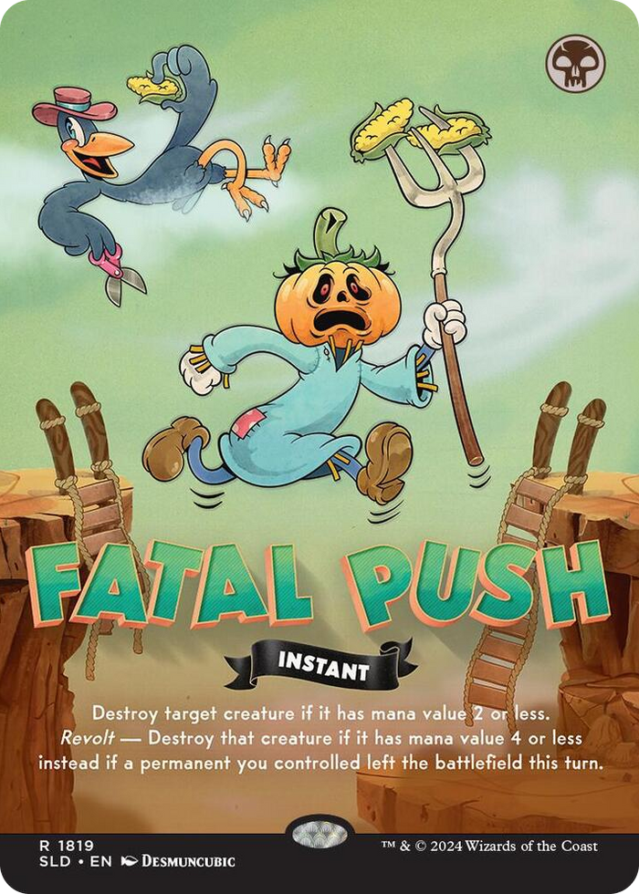 Fatal Push (1819) #1819 R - Secret Lair Drop Series Pokemon card
