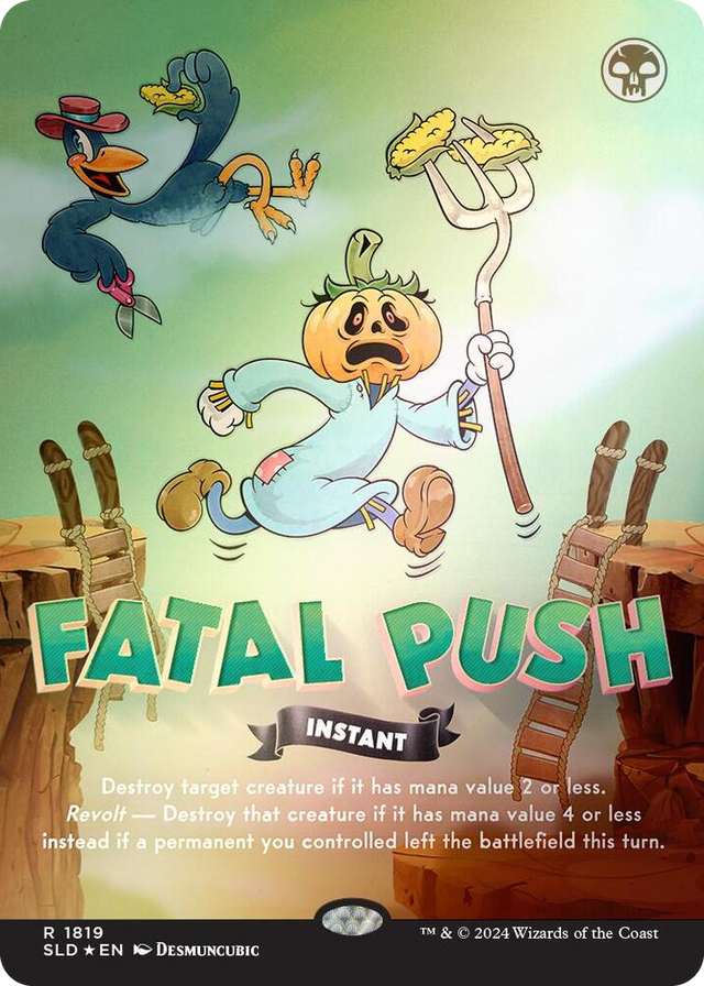 1819 Fatal Push (1819) (Rainbow Foil) R Secret Lair Drop Series