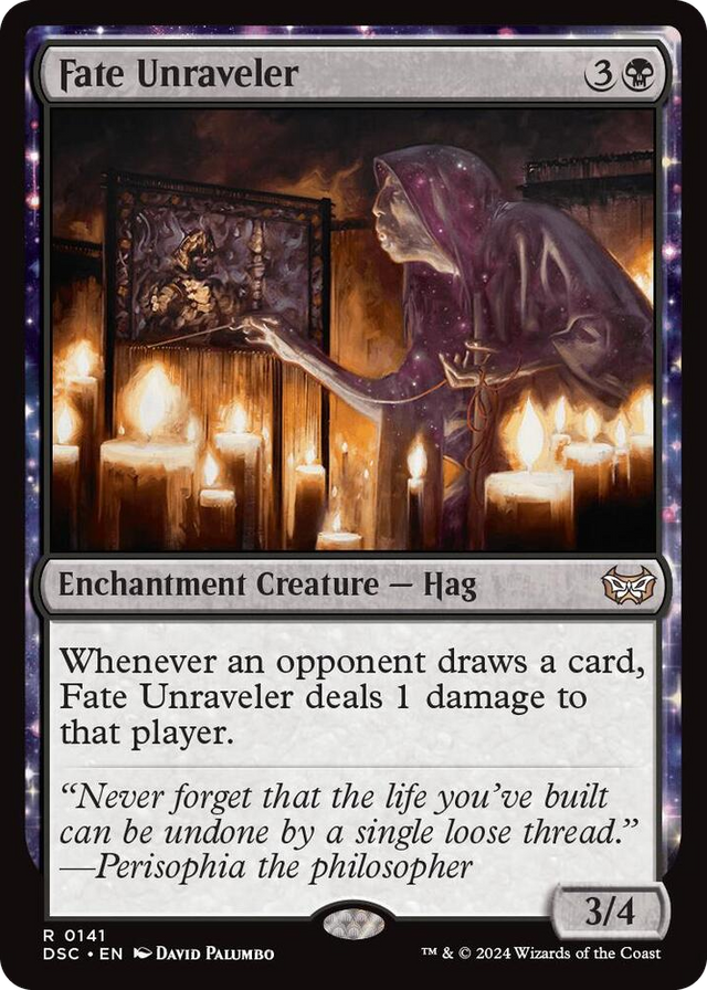 0141 Fate Unraveler R Commander: Duskmourn: House of Horror