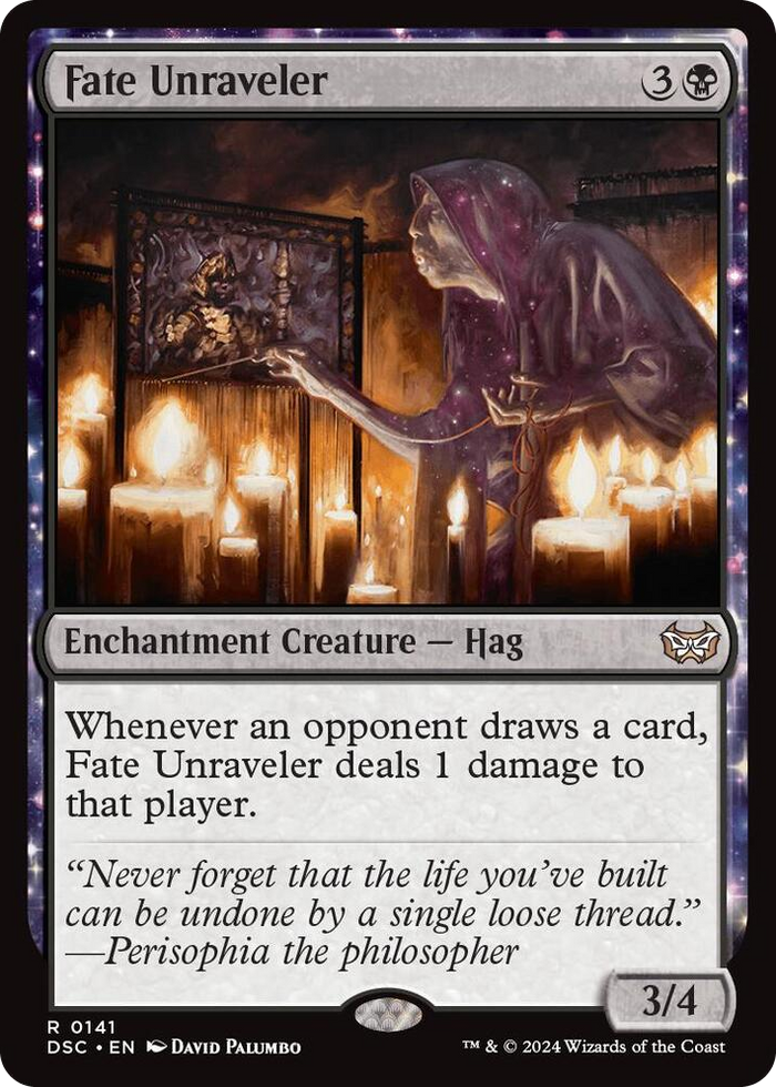 Fate Unraveler #141 R - Commander: Duskmourn: House of Horror Pokemon card
