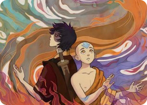 0043 Fated Firepower Art Card S Art Series: Avatar: The Last Airbender