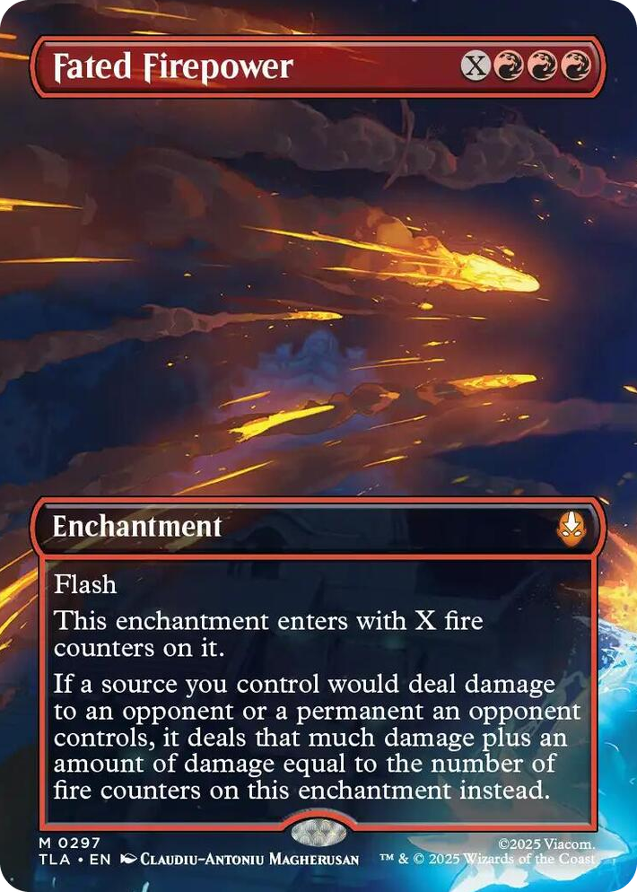 0297 Fated Firepower (Borderless) M The Last Airbender