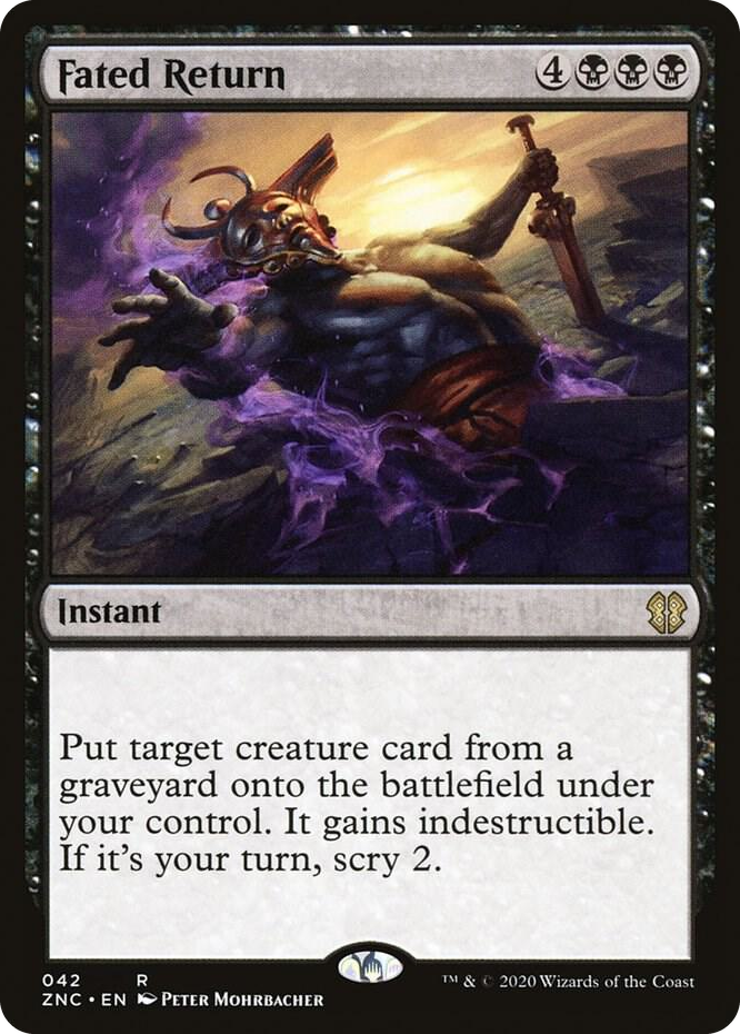 0042 Fated Return R Commander: Zendikar Rising