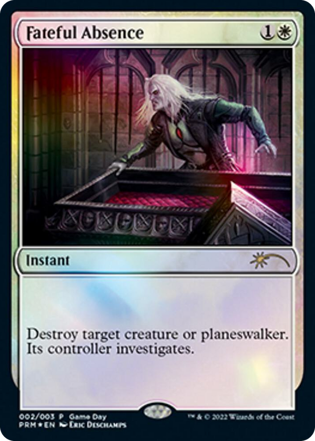 0002 Fateful Absence P Game Day & Store Championship Promos