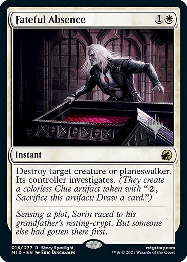 0018 Fateful Absence R Promo Pack: Innistrad: Midnight Hunt