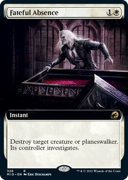 0328 Fateful Absence (Extended Art) R Innistrad: Midnight Hunt
