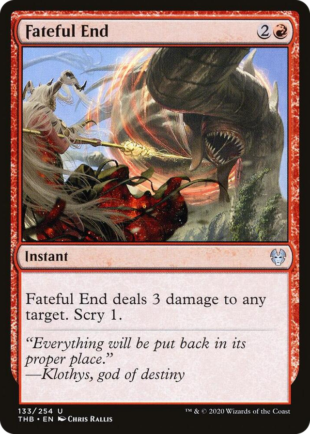0133 Fateful End U Theros Beyond Death
