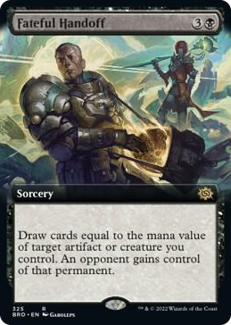 0325 Fateful Handoff (Extended Art) R The Brothers' War