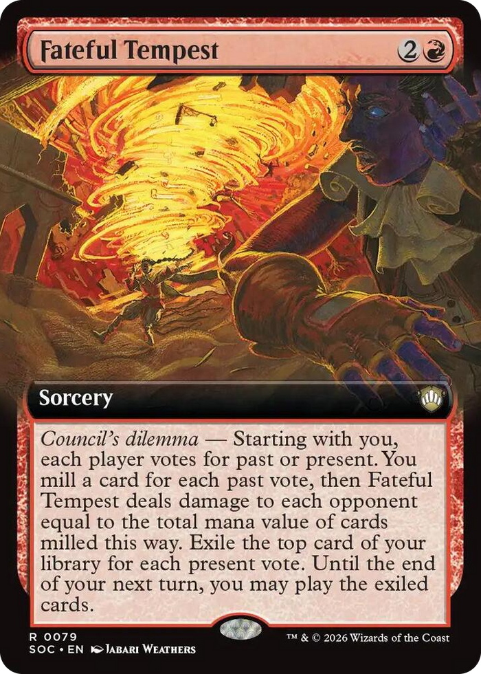 Fateful Tempest (Extended Art) #79 R - Commander: Secrets of Strixhaven Pokemon card