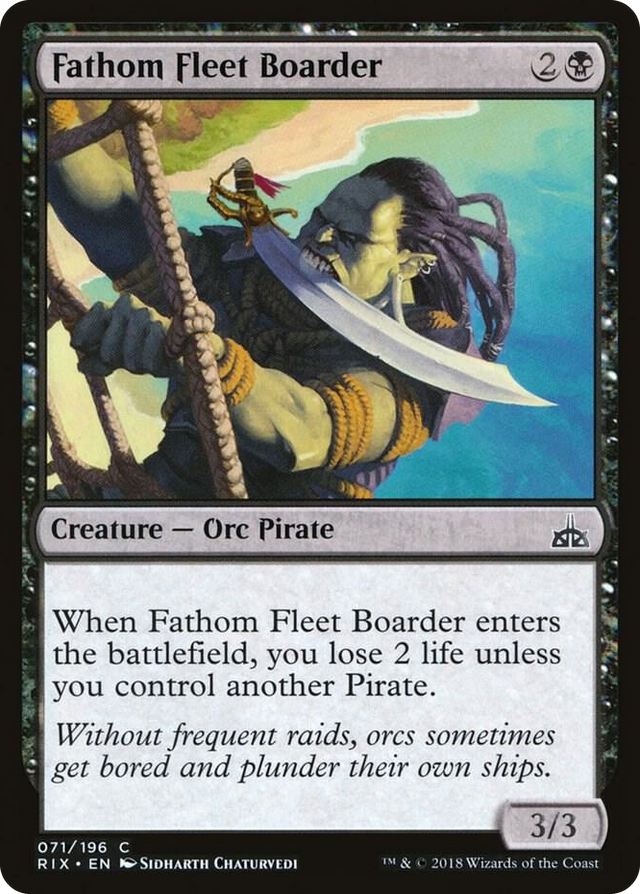 0071 Fathom Fleet Boarder C Rivals of Ixalan