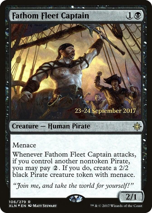 0106 Fathom Fleet Captain R Prerelease Cards