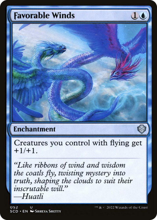 0052 Favorable Winds U Starter Commander Decks