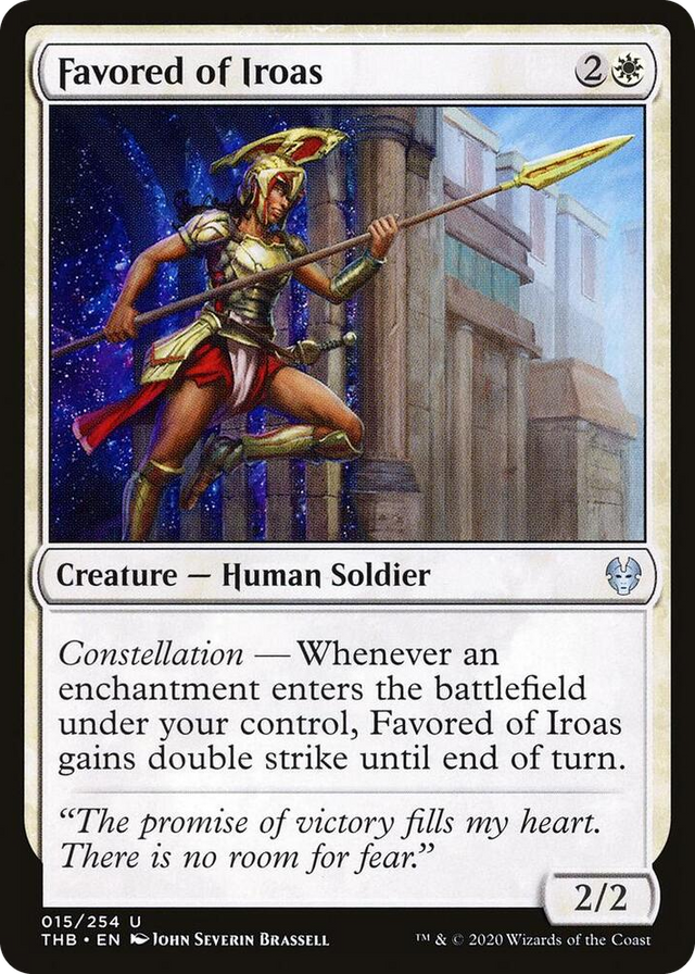0015 Favored of Iroas U Theros Beyond Death