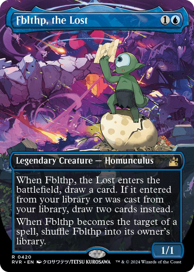 0420 Fblthp, the Lost (Anime Borderless) R Ravnica Remastered