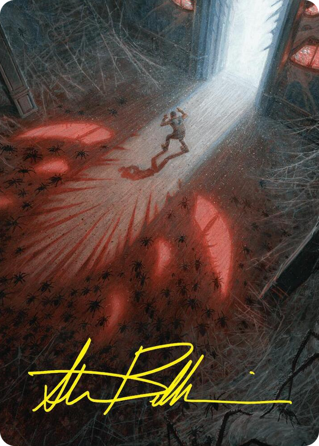 0049 Fear My Authority Art Card (Gold-Stamped Signature) S Art Series: Duskmourn: House of Horror