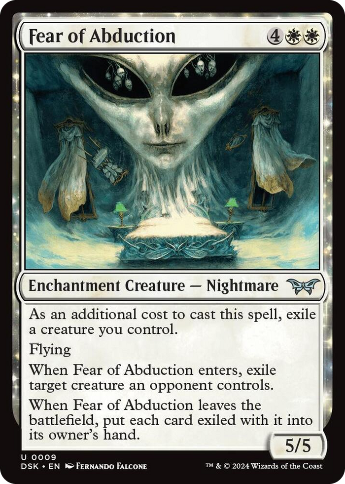 Fear of Abduction #9 U - Duskmourn: House of Horror Pokemon card