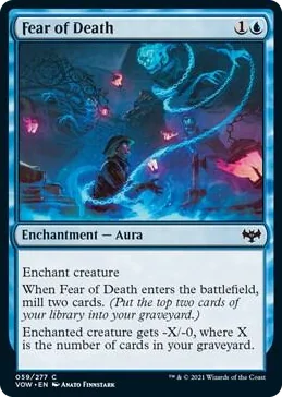 0059 Fear of Death C Innistrad: Crimson Vow