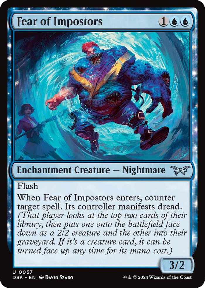Fear of Impostors #57 U - Duskmourn: House of Horror Pokemon card
