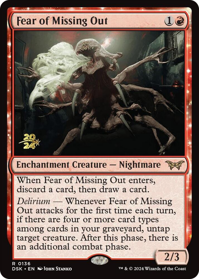 0136 Fear of Missing Out R Prerelease Cards