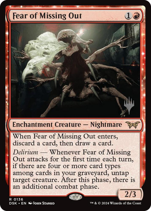 0136 Fear of Missing Out R Promo Pack: Duskmourn: House of Horror