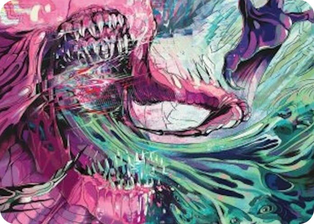 0034 Fear of Missing Out Art Card S Art Series: Duskmourn: House of Horror