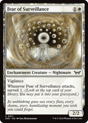 0011 Fear of Surveillance C Duskmourn: House of Horror