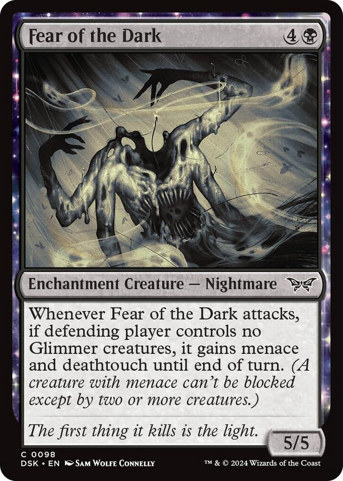 Fear of the Dark #98 C - Duskmourn: House of Horror Pokemon card